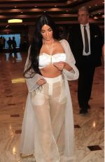 KIM KARDASHIAN Arrives at Dinner at MGM Grand Hotel in Las Vegas 05/05/2018