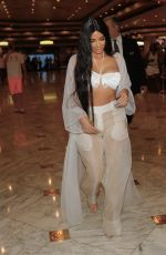 KIM KARDASHIAN Arrives at Dinner at MGM Grand Hotel in Las Vegas 05/05/2018