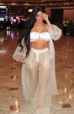 KIM KARDASHIAN Arrives at Dinner at MGM Grand Hotel in Las Vegas 05/05/2018
