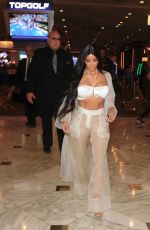 KIM KARDASHIAN Arrives at Dinner at MGM Grand Hotel in Las Vegas 05/05/2018