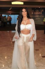 KIM KARDASHIAN Arrives at Dinner at MGM Grand Hotel in Las Vegas 05/05/2018