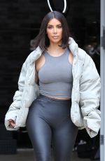 KIM KARDASHIAN Out for a Coffee in Calabasas 04/30/2018
