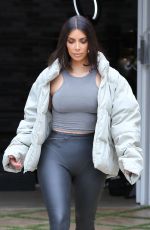 KIM KARDASHIAN Out for a Coffee in Calabasas 04/30/2018