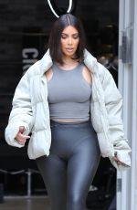 KIM KARDASHIAN Out for a Coffee in Calabasas 04/30/2018