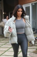 KIM KARDASHIAN Out for a Coffee in Calabasas 04/30/2018