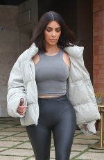 KIM KARDASHIAN Out for a Coffee in Calabasas 04/30/2018