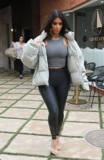 KIM KARDASHIAN Out for a Coffee in Calabasas 04/30/2018