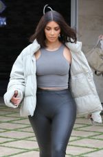 KIM KARDASHIAN Out for a Coffee in Calabasas 04/30/2018