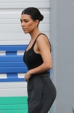 KOURTNEY KARDASHIAN Leaves a Studio in Los Angeles 05/02/2018