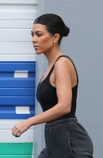 KOURTNEY KARDASHIAN Leaves a Studio in Los Angeles 05/02/2018