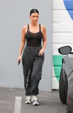 KOURTNEY KARDASHIAN Leaves a Studio in Los Angeles 05/02/2018