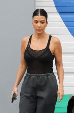 KOURTNEY KARDASHIAN Leaves a Studio in Los Angeles 05/02/2018
