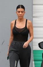 KOURTNEY KARDASHIAN Leaves a Studio in Los Angeles 05/02/2018