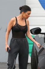 KOURTNEY KARDASHIAN Leaves a Studio in Los Angeles 05/02/2018