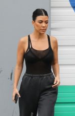 KOURTNEY KARDASHIAN Leaves a Studio in Los Angeles 05/02/2018