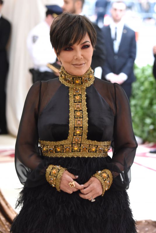 KRIS JENNER at MET Gala 2018 in New York 05/07/2018