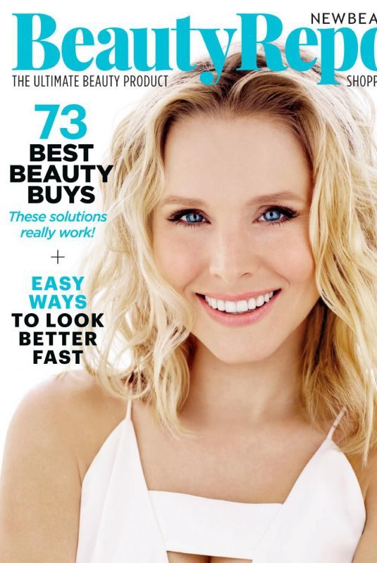 KRISTEN BELL on the Cover of Beauty Report, April 2018 Issue