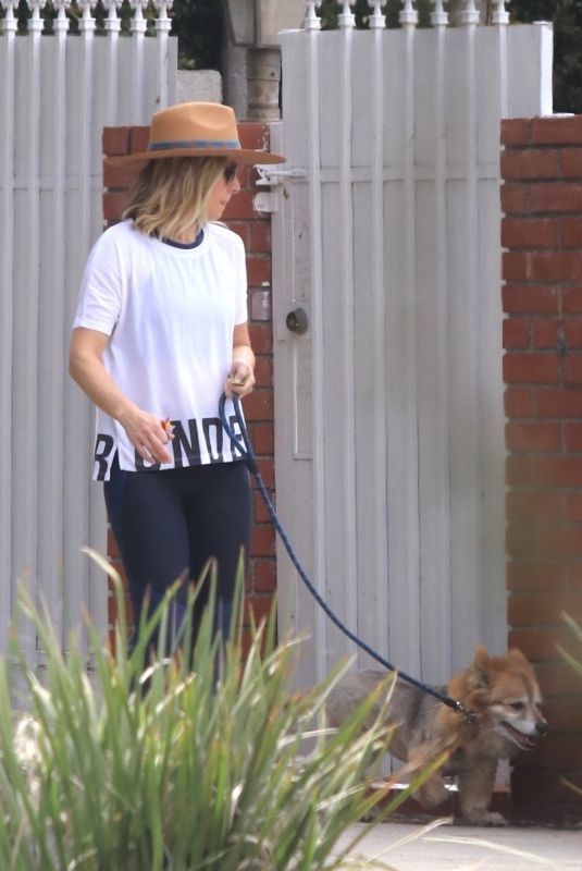 KRISTEN BELL Walks Her Dog Out in Los Angeles 05/10/2018