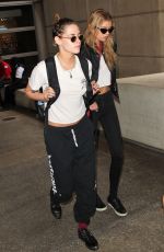 KRISTEN STEWART and STELLA MAXWELL at LAX Airport in Los Angeles 05/20/2018