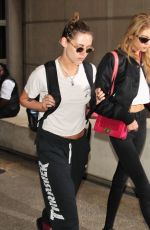 KRISTEN STEWART and STELLA MAXWELL at LAX Airport in Los Angeles 05/20/2018
