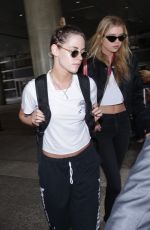 KRISTEN STEWART and STELLA MAXWELL at LAX Airport in Los Angeles 05/20/2018