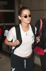 KRISTEN STEWART and STELLA MAXWELL at LAX Airport in Los Angeles 05/20/2018