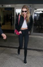 KRISTEN STEWART and STELLA MAXWELL at LAX Airport in Los Angeles 05/20/2018