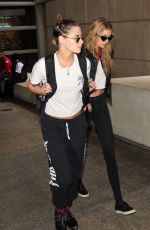 KRISTEN STEWART and STELLA MAXWELL at LAX Airport in Los Angeles 05/20/2018