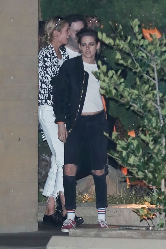 KRISTEN STEWART and STELLA MAXWELL at Nobu in Malibu 05/25/2018
