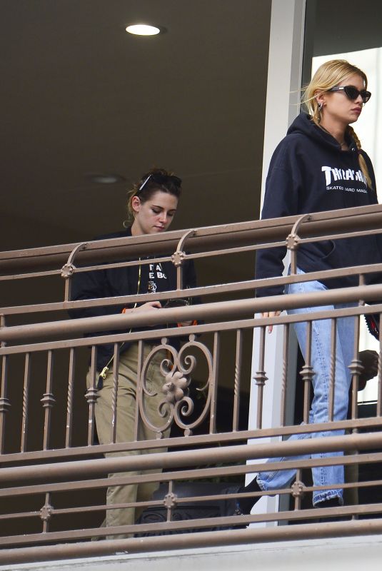 KRISTEN STEWART and STELLA MAXWELL Out for Sushi in Hollywood 05/24/2018