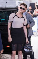 KRISTEN STEWART Arrives at Martinez Hotel in Cannes 05/07/2018