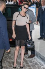 KRISTEN STEWART Arrives at Martinez Hotel in Cannes 05/07/2018