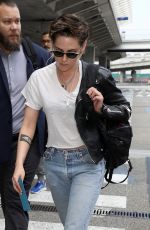 KRISTEN STEWART Arrives at Nice Airport 05/07/2018