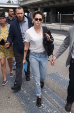 KRISTEN STEWART Arrives at Nice Airport 05/07/2018