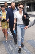 KRISTEN STEWART Arrives at Nice Airport 05/07/2018