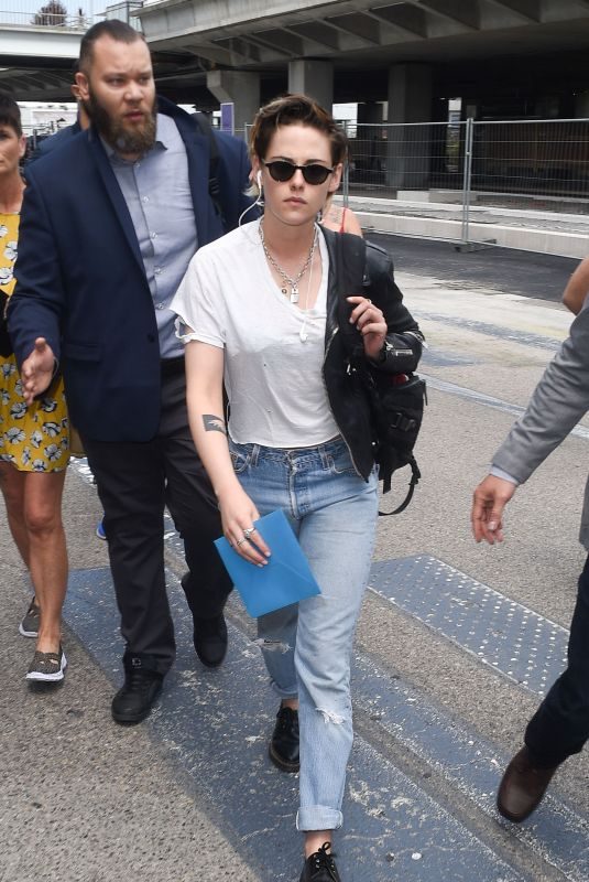 KRISTEN STEWART Arrives at Nice Airport 05/07/2018