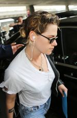 KRISTEN STEWART Arrives at Nice Airport 05/07/2018
