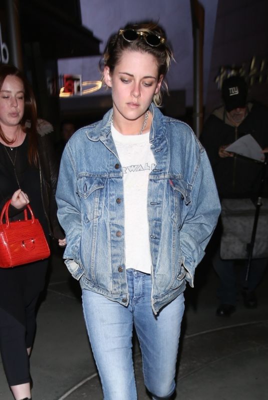 KRISTEN STEWART in Jeans Out and About in Hollywood 05/23/2018