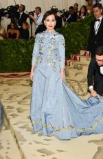KRISTIN SCOTT THOMAS at MET Gala 2018 in New York 05/07/2018