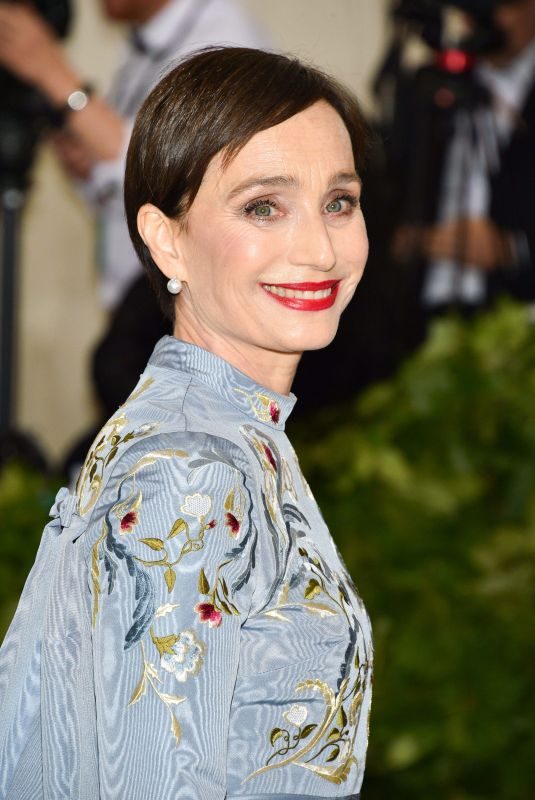 KRISTIN SCOTT THOMAS at MET Gala 2018 in New York 05/07/2018