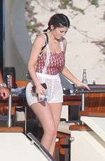 KYLIE JENNER in Swimsuit at a Yacht in Bahamas 05/01/2018