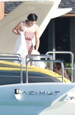 KYLIE JENNER in Swimsuit at a Yacht in Bahamas 05/01/2018