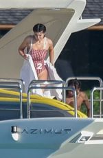 KYLIE JENNER in Swimsuit at a Yacht in Bahamas 05/01/2018