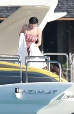KYLIE JENNER in Swimsuit at a Yacht in Bahamas 05/01/2018