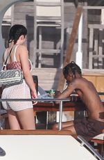 KYLIE JENNER in Swimsuit at a Yacht in Bahamas 05/01/2018