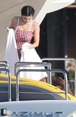 KYLIE JENNER in Swimsuit at a Yacht in Bahamas 05/01/2018
