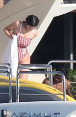 KYLIE JENNER in Swimsuit at a Yacht in Bahamas 05/01/2018