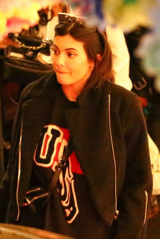 KYLIE JENNER Night Out in Sherman Oaks 05/11/2018