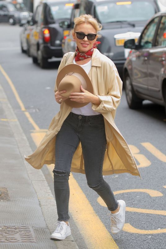 KYLIE MINOGUE Out Shopping in London 05/26/2018