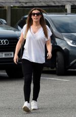 KYM MARSH Arrives at Inflata Nation Opening in Runcorn 05/04/2018